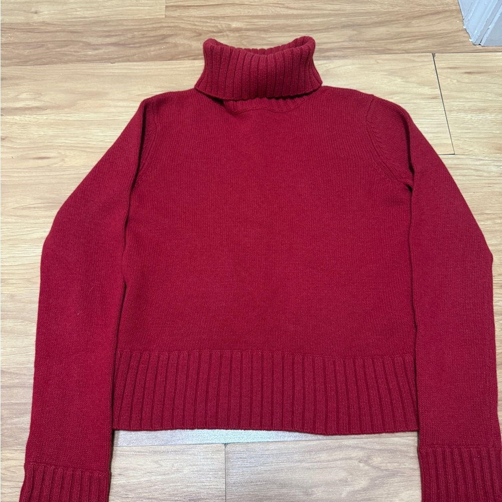 Ralph Lauren Red Turtleneck Sweater